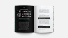 Load image into Gallery viewer, Lea Verou&#39;s &quot;A user&#39;s guide to CSS variables&quot; title spread